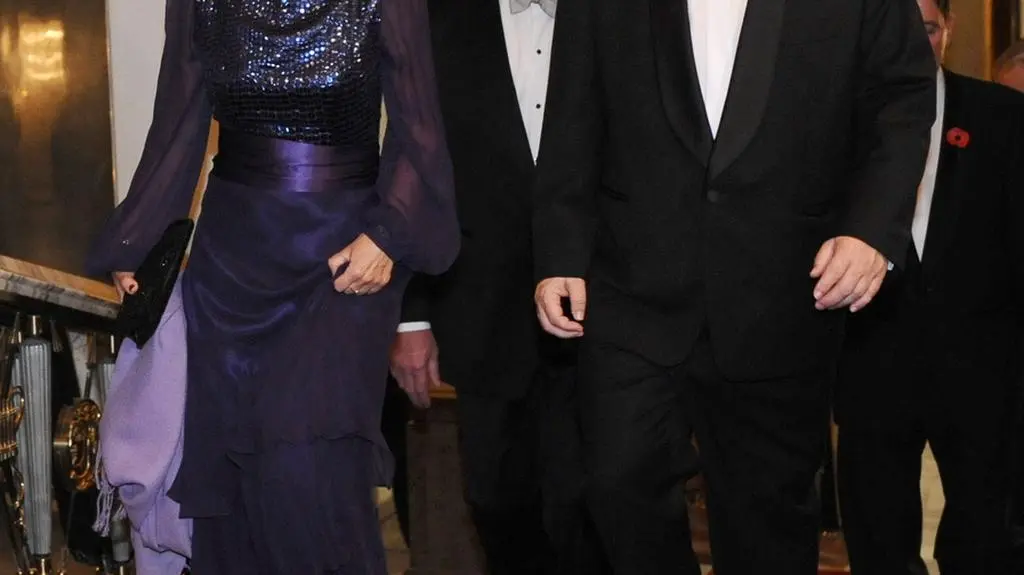 Prezydent Lech Kaczyński i jego żona Maria