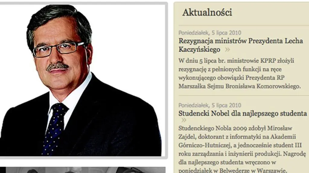 Prezydent.pl o godz. 10:35