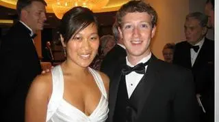 Priscilla i Mark na premierze filmu o Facebooku "The Social Network" (fot. Facebook)