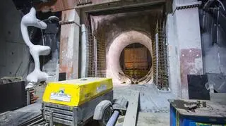Problemy z mrożeniem gruntu opóźniły budowę tunelu pod Martwą Wisłą