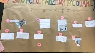 Projekt "Polska może być dumna z…" w wykonaniu uczniów Bednarskiej Szkoły Podstawowej 