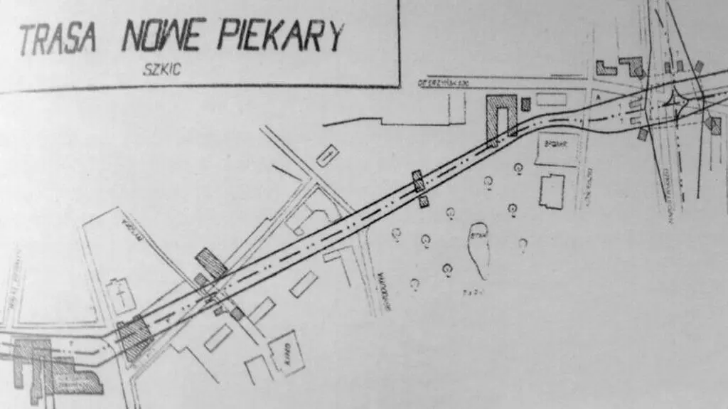 Projekt trasy Piekary