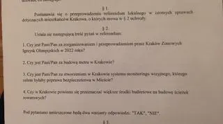 Projekt uchwały PO w sprawie referendum