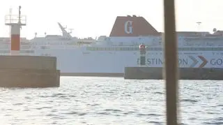 Prom Gotland w  porcie Visby na wyspie Gotland (fot. internauta Paweł - zdjęcie sprzed tygodnia)