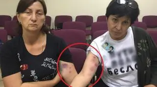 Protestujące kobiety zostały brutalnie zatrzymane