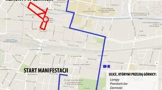 Protestujący przejdą głównymi ulicami Katowic