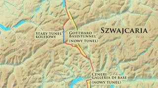 Przebieg Gotthard-Basistunnel (wikipedia.org)