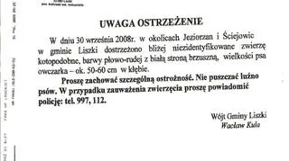 Przeczytaj komunikat lokalnych władz i policji