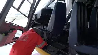 Przed rozpoczęciem dyżuru śmigłowiec jest dokładnie sprawdzany