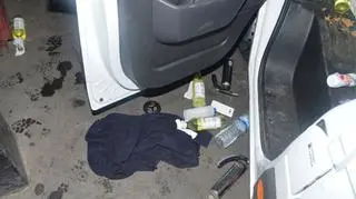Przedmioty znalezione w wynajętym vanie