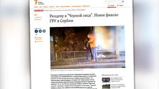 Publikacja o spotkaniu serbskiego oficera z rosyjskim dyplomatą na portalu Radia Swoboda  