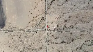 Punkt kalibracji dla satelit CORONA (Google Maps)