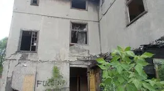 Pusty budynek przy ul