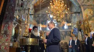 Putin na Górze Athos w 2016 roku