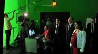 Putin w nowym studiu RT w Moskwie