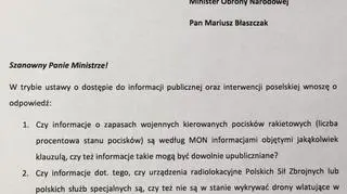 Pytania posła Krzysztofa Brejzy w sprawie Antoniego Macierewicza