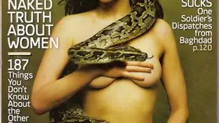 Rachel Weisz na okładce magazynu "Esquire" w kwietniu 2004 roku