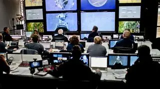 Radość w centrum dowodzenia w Roswell 