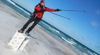 Rafał Dadej podczas wcześniejszych akcji