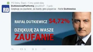 Rafał Dutkiewicz dziękuje wrocławianom 