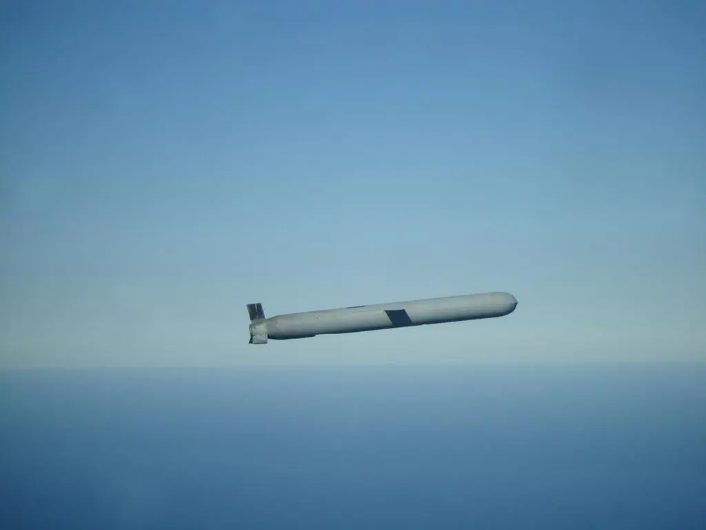 Rakieta BGM-109 Tomahawk w locie