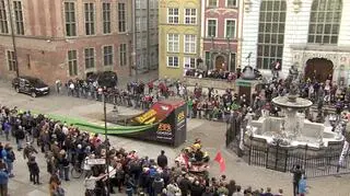 Rampy do skoków na gdańskim Długim Targu