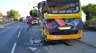 Rannych zostało 5 pasażerów autobusu