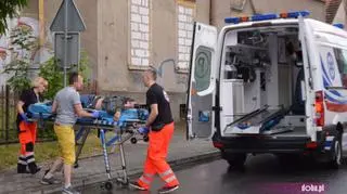 Ratownicy medyczni w akcji