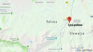 Ratownicy odprowadzili Polaków na Łysą Polanę