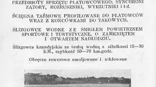 Reklama Państwowych Zakładów Lotniczych
