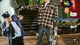 Reklama podobała sie chyba tylko twórcy... (źródło: Info Magazine Skateboard)