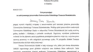 Rektor tłumaczy, że gdański ekolog działał w imię wyższego celu, jakim jest obrona Arktyki