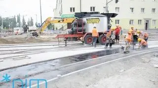 Remont na Dąbrowskiego ma się zakończyć pod koniec września