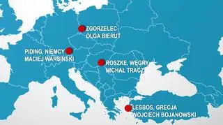 Reporterzy TVN24 monitorują kryzys imigracyjny w Europie