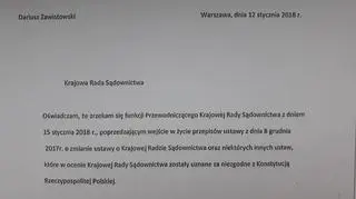 Rezygnacja ze stanowiska szefa KRS