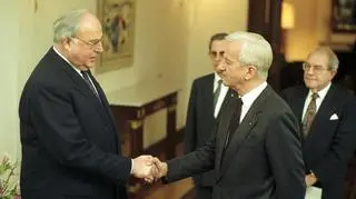 Richard von Weizsaecker i Helmut Kohl