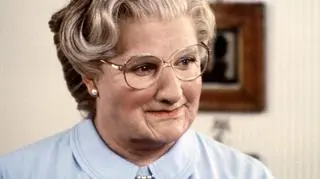 Robin Williams jako tytułowa "Pani Doubtfire"