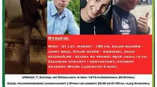 Rodzina stara się szukać Maćka na własną rękę