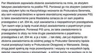 Roman Giertych odpowiada PiS 