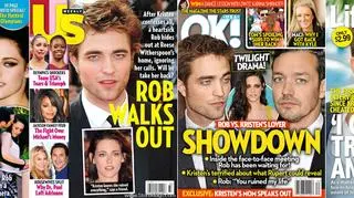 Romans Stewart i reakcja Pattinsona to obecnie najczęściej opisywany temat przez amerykańskie pisam plotkarskie