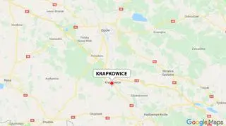Rondo mieści się w Krapkowicach