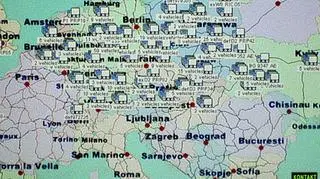 Rorzmieszczenie samochodód firmy Rico w Europie, fot nad. internauta Halski