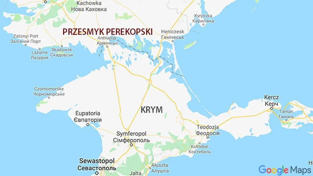 Rosja postawiła płot na Przemyku Perekopskim 