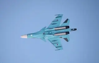 Rosyjski bombowiec taktyczny Su-34