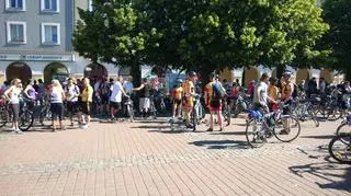 Rowerzyści pojechali całymi rodzinami 