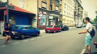 Rowerzyści sprawdzali gdzie zmieszczą się kontrapasy