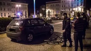 Rowerzysta był pijany