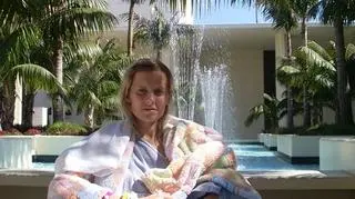 Róża w szpitalu w San Diego (fot. rozanowak.pl)