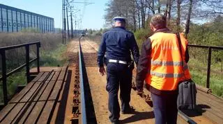 Ruch pociągów wstrzymany