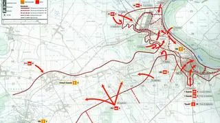 Ruchy wojsk w ostatniej fazie bitwy o Vukovar
